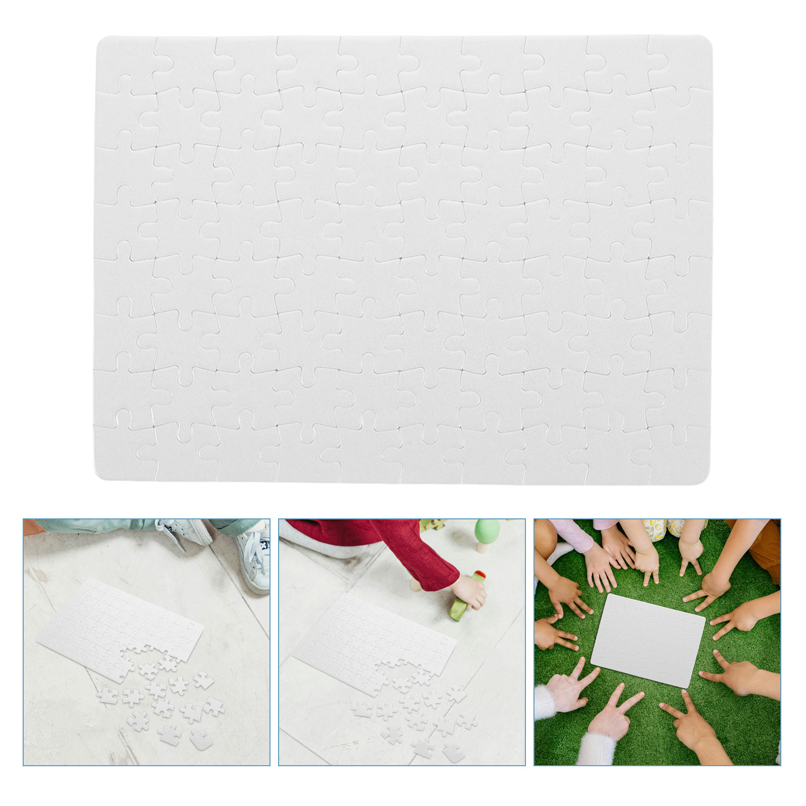 4Sheets Blank Jigsaw Puzzle Su - Puzzle Blank White review and price