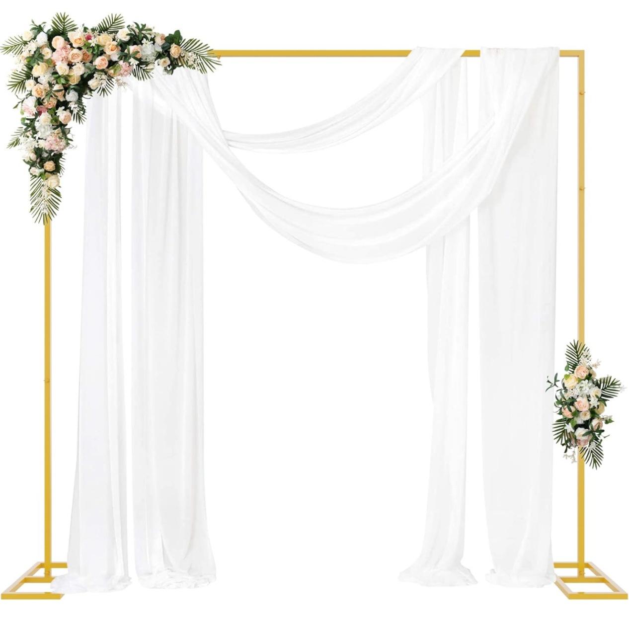 Gold Metal Square Backdrop Sta - Metal Photo Panel review and price