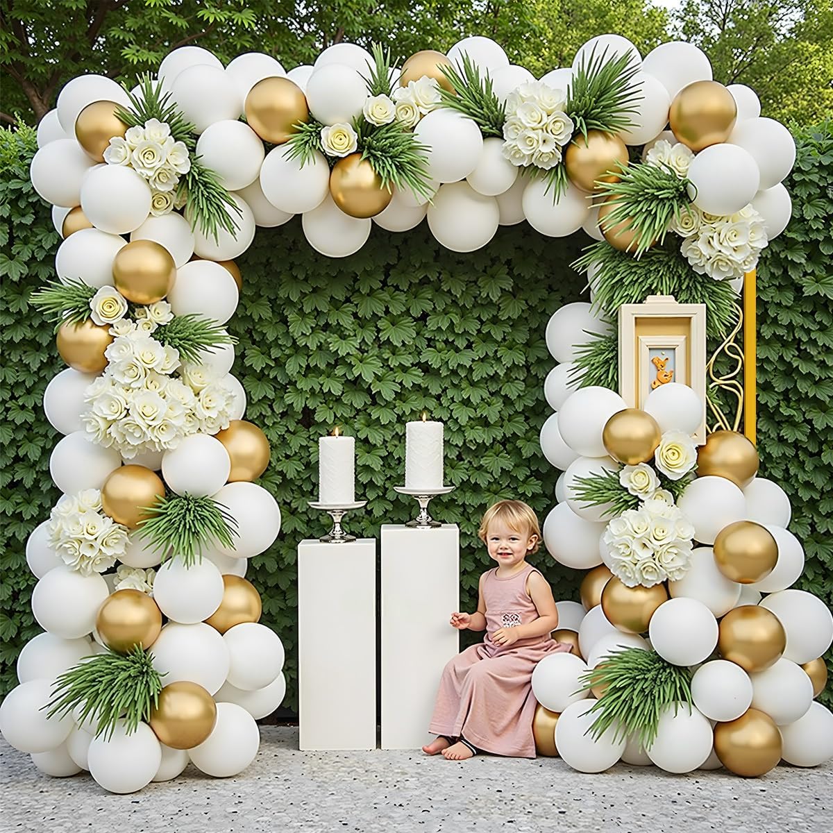Gold Metal Square Backdrop Sta - Metal Photo Panel review and price